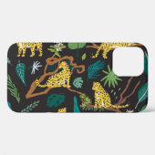 ジャングルヒョウ:ヴィンテージ野生動物のイラスト Case-Mate iPhoneケース (裏面 (横))