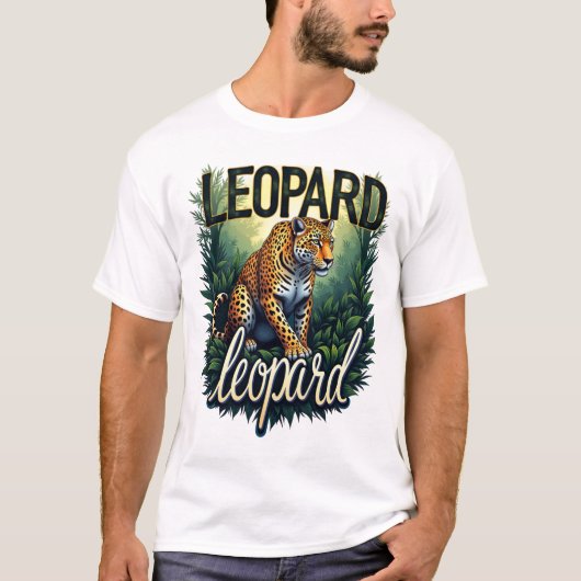 ジャングルヒョウ Tシャツ (正面)