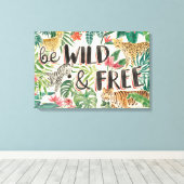 ジャングルビベス キャンバスプリント (インサイチュ (ウッドフロア))