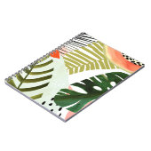 ジャングルビート熱帯緑 ノートブック (左側)