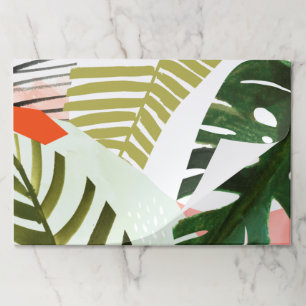 ジャングルビート熱帯緑 ペーパーパッド