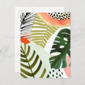 ジャングルビート熱帯緑 ポストカード (正面/裏面)