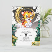 ジャングルファン タイガー バースデー 招待状 (スタンド正面)