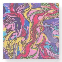 ジャングルフィーバーデザインのコースター