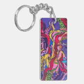 ジャングルフィーバーデザインキーチェーン キーホルダー (正面左)