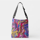 'ジャングルフィーバー'デザイントートバッグ2 クロスボディバッグ (正面)