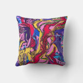 ジャングルフィーバーラグジュアリーピロー クッション (裏面)