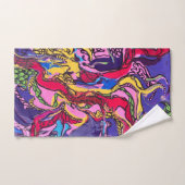 ジャングルフィーバー印刷ハンドタオル ハンドタオル (ハンドタオル)