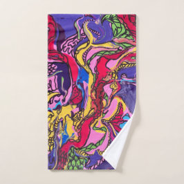 ジャングルフィーバー印刷ハンドタオル ハンドタオル