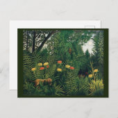 ジャングルフォークアートバイルソー ポストカード (正面/裏面)