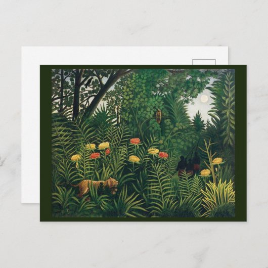 ジャングルフォークアートバイルソー ポストカード (正面/裏面)