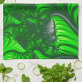 ジャングルフラクタル キッチンタオル (折り畳み)