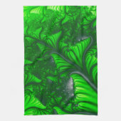 ジャングルフラクタル キッチンタオル (縦)