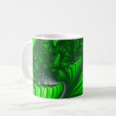 ジャングルフラクタル コーヒーマグカップ (正面左)