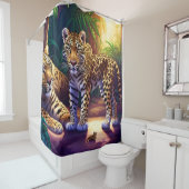 ジャングルフレンズのシャワーカーテン シャワーカーテン (インサイチュ)