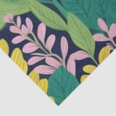 ジャングルフローラ葉パターン 薄葉紙 (詳細)