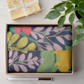 ジャングルフローラ葉パターン 薄葉紙 (ギフト)