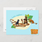 ジャングルブックグループショット4 ポストカード (正面/裏面)