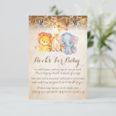 ジャングルブックリクエストカード、象の本ベビー エンクロージャーカード (スタンド正面)