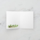 ジャングルブルーバードノートカード カード (内部)