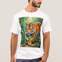 ジャングルプロウラー – Tiger in Gond Art