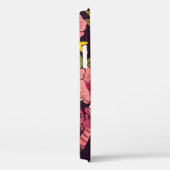 ジャングルヘビ、熱帯花、ヴィンテージ柄。 Case-Mate iPhoneケース (裏面 / 右)