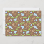 ジャングルベッドの双子 招待状 (裏面)