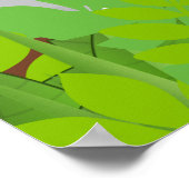 ジャングルベビーおもしろいアニマルバースデーパーティーポスター ポスター (角)