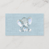 ジャングルベビーアニマルズシャワーおむつラッフルチケット エンクロージャーカード (裏面)