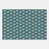 ジャングルベビーシャワーギフトラップラッピング紙シート ラッピングペーパーシート (正面2)