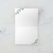 ジャングルベビーシャワーワイルドワンサンキューカード サンキューカード (内部)