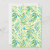 ジャングルベビーシャワー招待状ボーイ 招待状 (裏面)