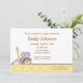 ジャングルベビーデザイン 招待状 (スタンド正面)