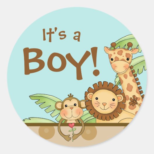 ジャングルベビーブラウン – シール (正面)