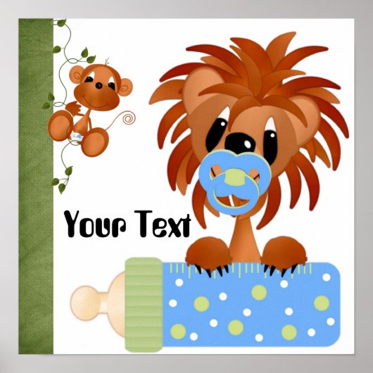 ジャングルベビー2プリント ポスター (正面)