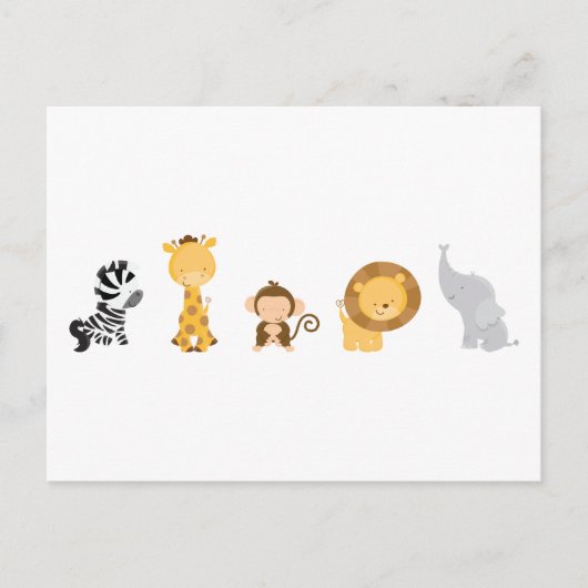 ジャングルベビー ポストカード (正面)