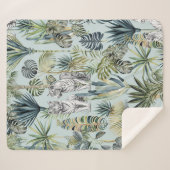 ジャングルホワイトタイガース シェルパブランケット (正面(横))