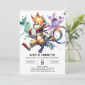 ジャングルボホモンキー誕生日 招待状 (スタンド正面)