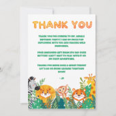 ジャングルボーイの感謝カード サンキューカード (正面)