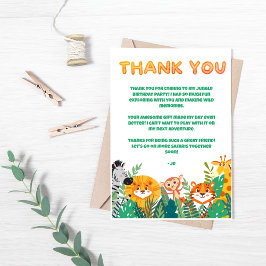 ジャングルボーイの感謝カード サンキューカード