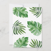 ジャングルボーイベビーシャワーフラットサンキューカード サンキューカード (裏面)