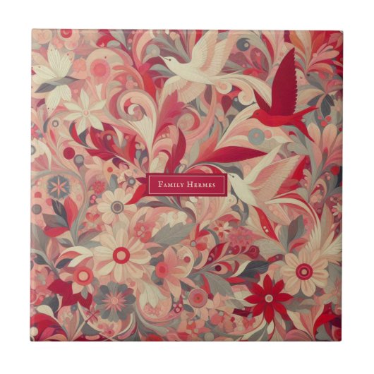 ジャングルモダンアート タイル (正面)