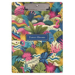 ジャングルモリスモダンアート クリップボード