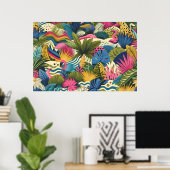 ジャングルモリスモダンアート ポスター (ホームオフィス)