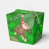 ジャングルモンキーバースデーパーティーのオフィードボックス フェイバーボックス (裏面サイド)