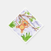 ジャングルモンキー紙ナプキン スタンダードカクテルナプキン (角)