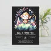 ジャングルモンキー誕生日 招待状 (スタンド正面)