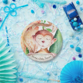 ジャングルモンキー&キラフベビーシャワーカスタムパーティー ペーパープレート (パーティー)