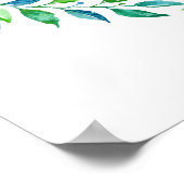 ジャングルライオン赤ちゃんシャワーへようこそ ポスター (角)