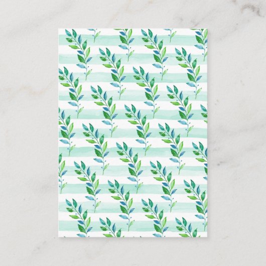 ジャングルライオン赤ちゃんシャワーギフトディスプレイシャワー エンクロージャーカード (裏面)